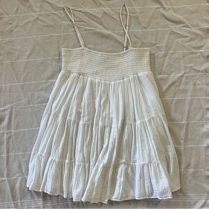 Zara White Babydoll Dress